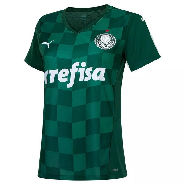 Tailandia Camiseta Palmeiras 1st Mujer 2021-2022 Verde